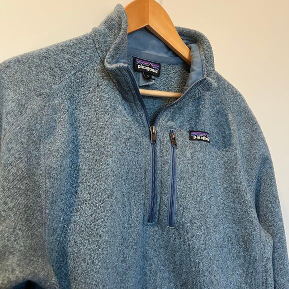 Patagonia Men’s Better Sweater size Medium Blue - Picture 4 of 6